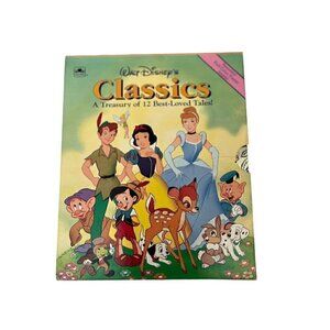 Walt Disney's Classics Treasury Of 12 Best-Loved Tales Little Golden Books